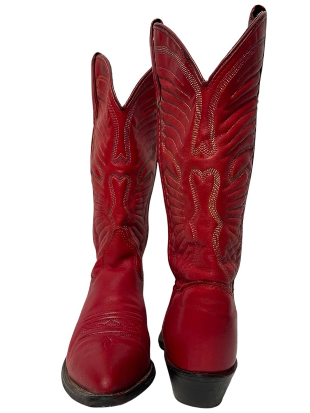 CAPEZIO Vintage Classic Women's Red Western Cowboy Boots 6.5 - Picture 2 of 12